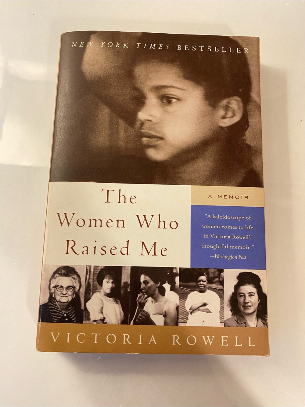 The Women Who Raised Me by Victoria Rowell - Autographed Copy - Cream Pages